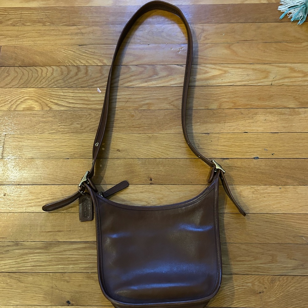 Coach Janice Legacy Brown Leather Handbag